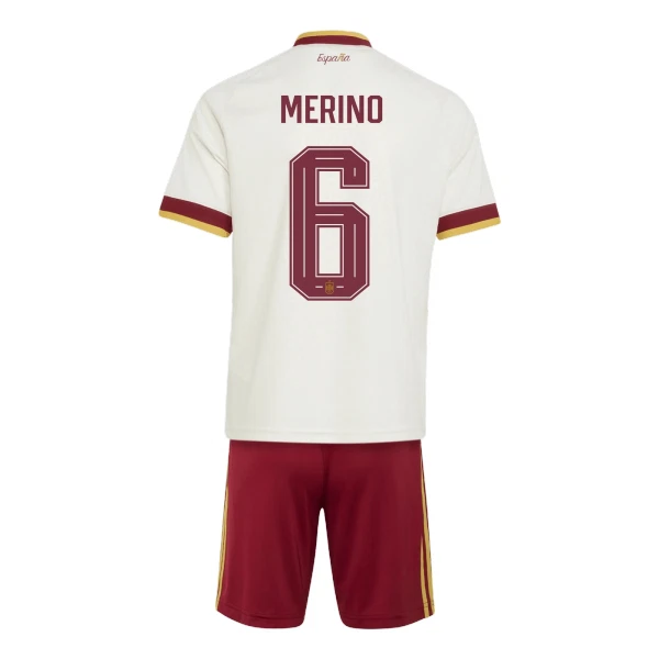 Conjunto España Merino 6 Visitante Mundial 2026 Niño Conjunto España Merino 6 Visitante Mundial 2026 Niño