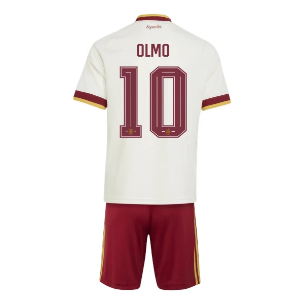 Conjunto España Olmo 10 Visitante Mundial 2026 Niño