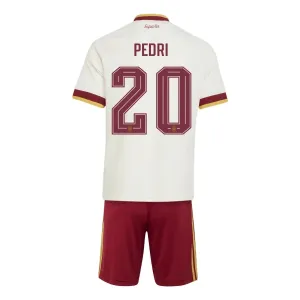 Conjunto España Pedri 20 Visitante Mundial 2026 Niño