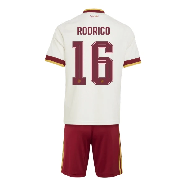 Conjunto España Rodrigo 16 Visitante Mundial 2026 Niño Conjunto España Rodrigo 16 Visitante Mundial 2026 Niño