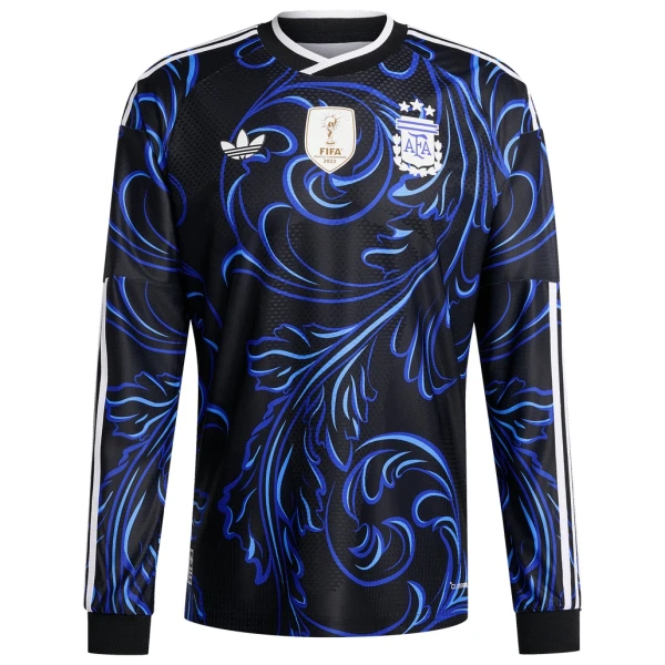 Camiseta Argentina Visitante Mundial 2026 Manga Larga