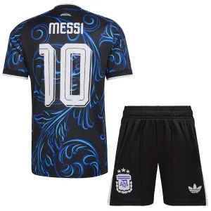 Conjunto Argentina Lionel Messi 10 Visitante Mundial 2026 Niño