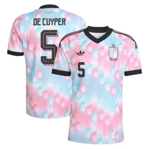 Camiseta Bélgica De Cuyper 5 Visitante Mundial 2026
