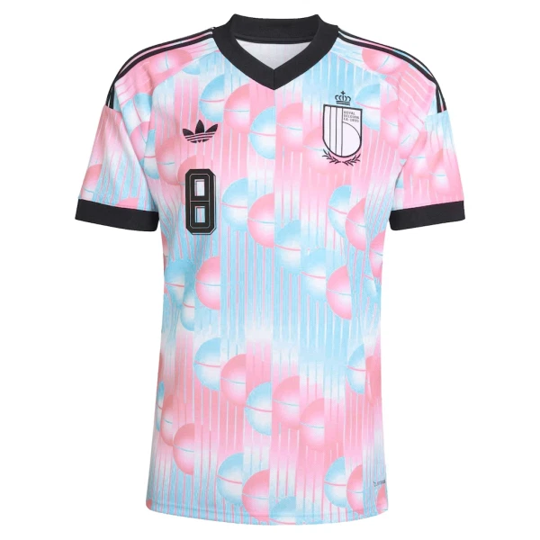 Camiseta Bélgica Tielemans 8 Visitante Mundial 2026