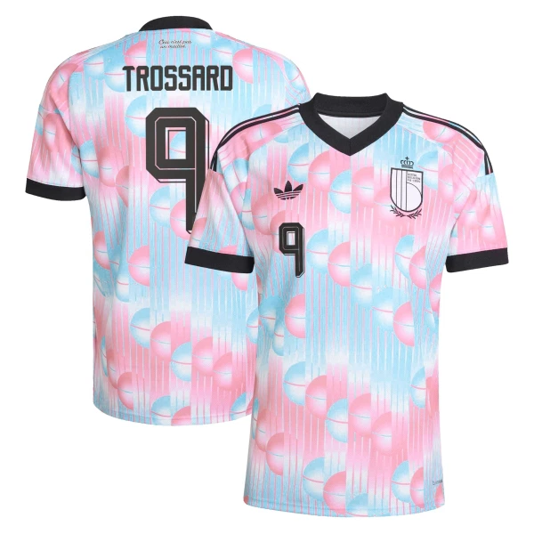 Camiseta Bélgica Trossard 9 Visitante Mundial 2026 Camiseta Bélgica Trossard 9 Visitante Mundial 2026