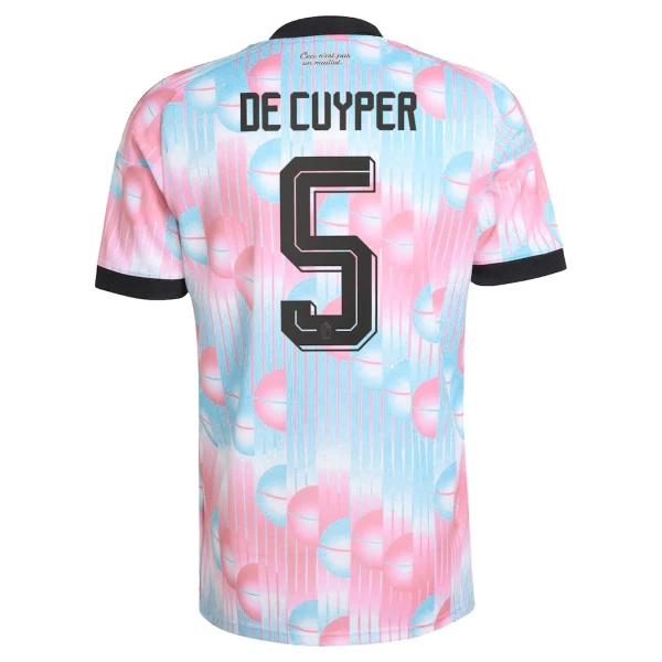 Conjunto Bélgica De Cuyper 5 Visitante Mundial 2026 Niño