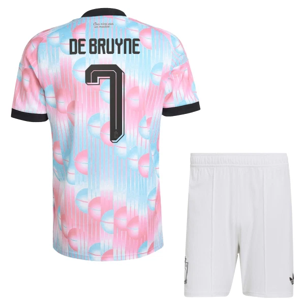 Conjunto Bélgica Kevin De Bruyne 7 Visitante Mundial 2026 Niño Conjunto Bélgica Kevin De Bruyne 7 Visitante Mundial 2026 Niño