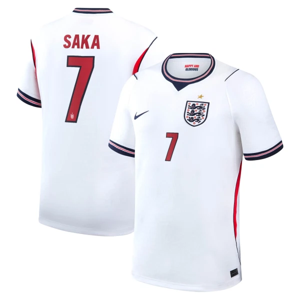 Camiseta Inglaterra Bukayo Saka 7 Local Mundial 2026