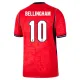 Camiseta Inglaterra Jude Bellingham 10 Visitante Mundial 2026