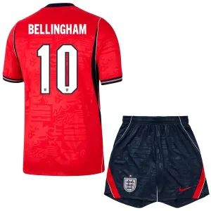 Conjunto Inglaterra Jude Bellingham 10 Visitante Mundial 2026 Niño