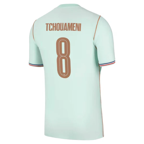 Camiseta Francia Aurélien Tchouaméni 8 Visitante Mundial 2026