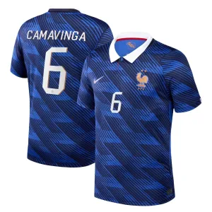 Camiseta Francia Eduardo Camavinga 6 Local Mundial 2026