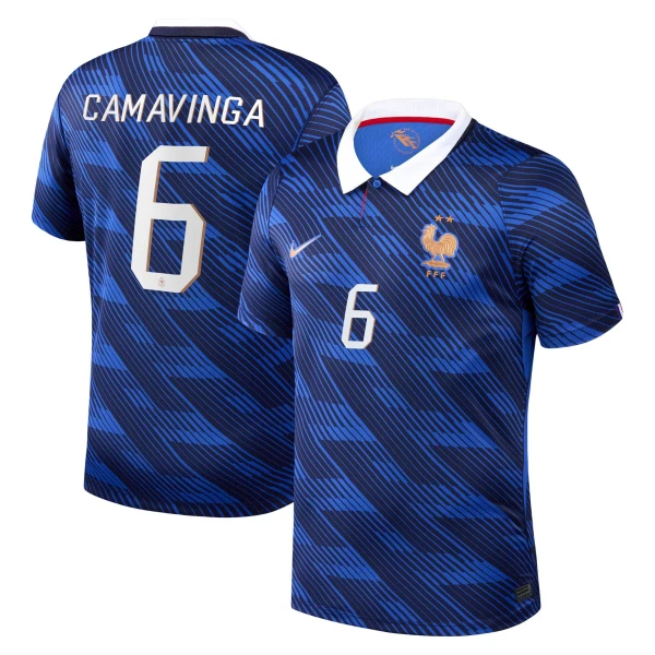 Camiseta Francia Eduardo Camavinga 6 Local Mundial 2026 Camiseta Francia Eduardo Camavinga 6 Local Mundial 2026