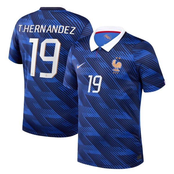 Camiseta Francia Theo Hernández Hernandez 19 Local Mundial 2026 Camiseta Francia Theo Hernández Hernandez 19 Local Mundial 2026