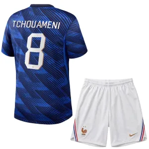 Conjunto Francia Aurélien Tchouaméni 8 Local Mundial 2026 Niño