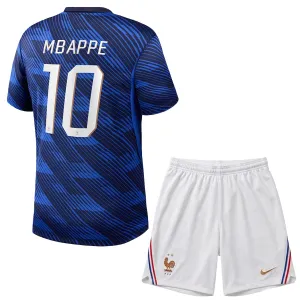 Conjunto Francia Kylian Mbappé 10 Local Mundial 2026 Niño