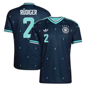 Camiseta Alemania Antonio Rüdiger 2 Visitante Mundial 2026
