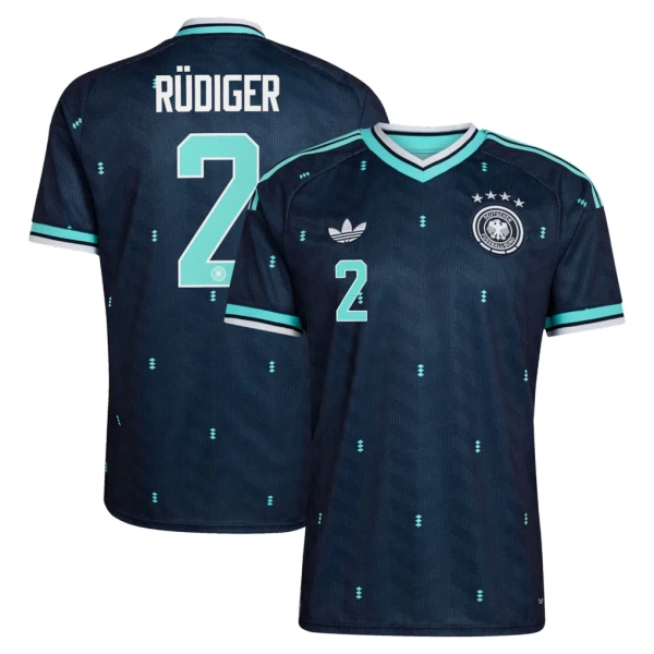 Camiseta Alemania Antonio Rüdiger 2 Visitante Mundial 2026 Camiseta Alemania Antonio Rüdiger 2 Visitante Mundial 2026