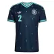Camiseta Alemania Antonio Rüdiger 2 Visitante Mundial 2026