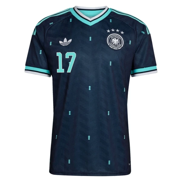Camiseta Alemania Florian Wirtz 17 Visitante Mundial 2026