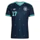 Camiseta Alemania Florian Wirtz 17 Visitante Mundial 2026