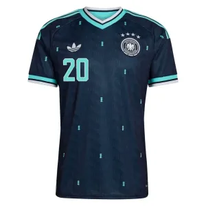 Camiseta Alemania Gnabry 20 Visitante Mundial 2026
