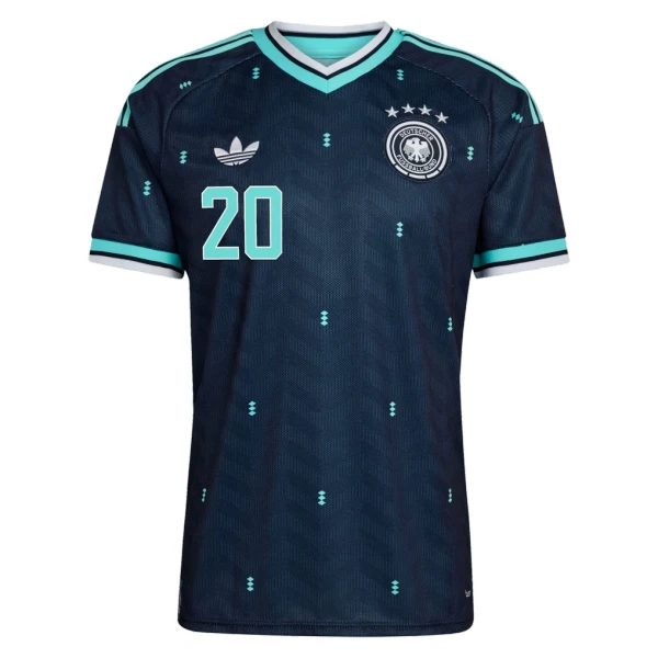 Camiseta Alemania Gnabry 20 Visitante Mundial 2026