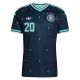 Camiseta Alemania Gnabry 20 Visitante Mundial 2026