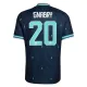 Camiseta Alemania Gnabry 20 Visitante Mundial 2026