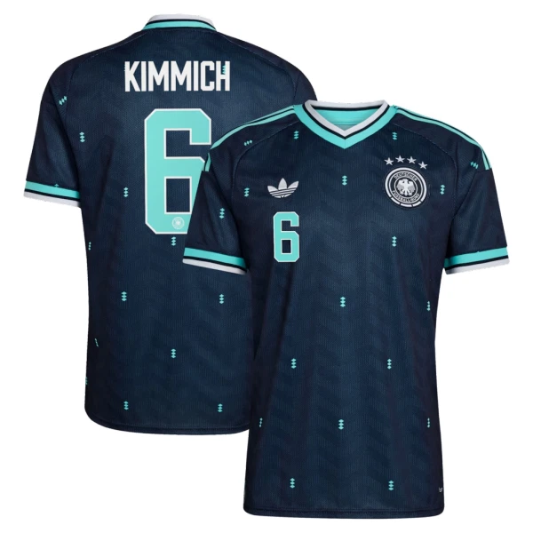 Camiseta Alemania Joshua Kimmich 6 Visitante Mundial 2026 Camiseta Alemania Joshua Kimmich 6 Visitante Mundial 2026