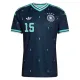Camiseta Alemania Nico Schlotterbeck 15 Visitante Mundial 2026