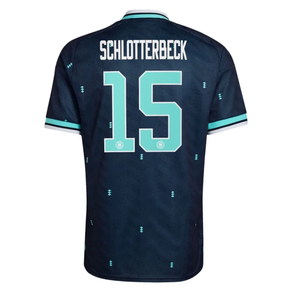 Camiseta Alemania Nico Schlotterbeck 15 Visitante Mundial 2026