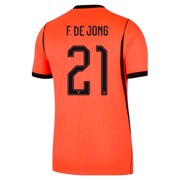 Camiseta Países Bajos Frenkie de Jong 21 Local Mundial 2026 Camiseta Países Bajos Frenkie de Jong 21 Local Mundial 2026