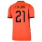 Camiseta Países Bajos Frenkie de Jong 21 Local Mundial 2026