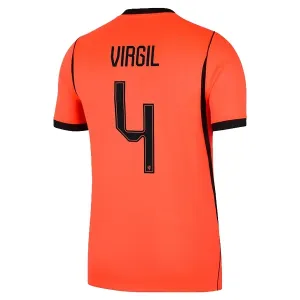 Camiseta Países Bajos Virgil van Dijk 4 Local Mundial 2026