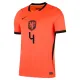 Camiseta Países Bajos Virgil van Dijk 4 Local Mundial 2026