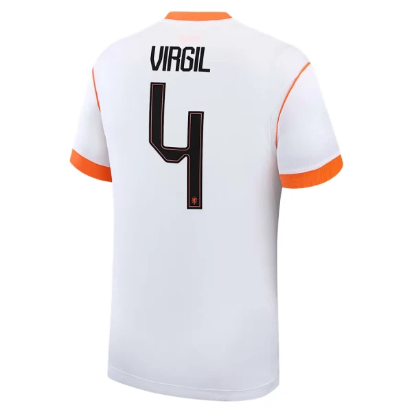 Camiseta Países Bajos Virgil van Dijk 4 Visitante Mundial 2026