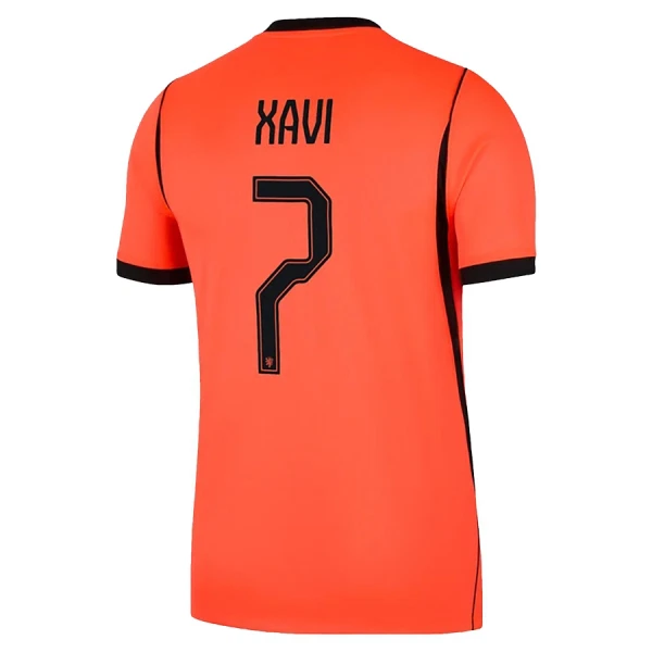 Camiseta Países Bajos Xavi 7 Local Mundial 2026 Camiseta Países Bajos Xavi 7 Local Mundial 2026