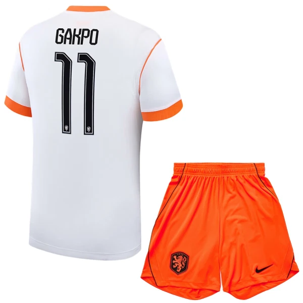 Conjunto Países Bajos Cody Gakpo 11 Visitante Mundial 2026 Niño Conjunto Países Bajos Cody Gakpo 11 Visitante Mundial 2026 Niño