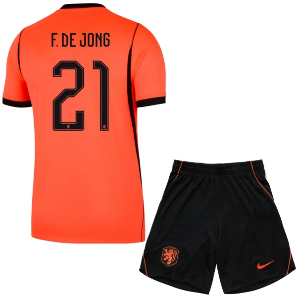 Conjunto Países Bajos Frenkie de Jong 21 Local Mundial 2026 Niño Conjunto Países Bajos Frenkie de Jong 21 Local Mundial 2026 Niño
