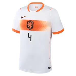 Conjunto Países Bajos Virgil van Dijk 4 Visitante Mundial 2026 Niño