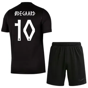 Conjunto Noruega Martin Ødegaard 10 Visitante Mundial 2026 Niño