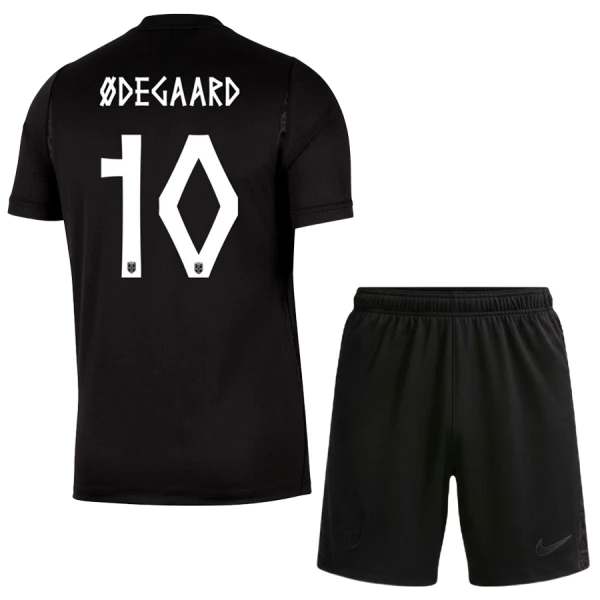 Conjunto Noruega Martin Ødegaard 10 Visitante Mundial 2026 Niño