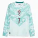 Camiseta Portugal Cristiano Ronaldo 7 Visitante Mundial 2026 Manga Larga