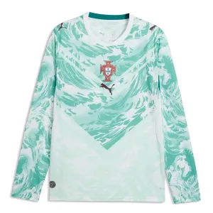 Camiseta Portugal Visitante Mundial 2026 Manga Larga
