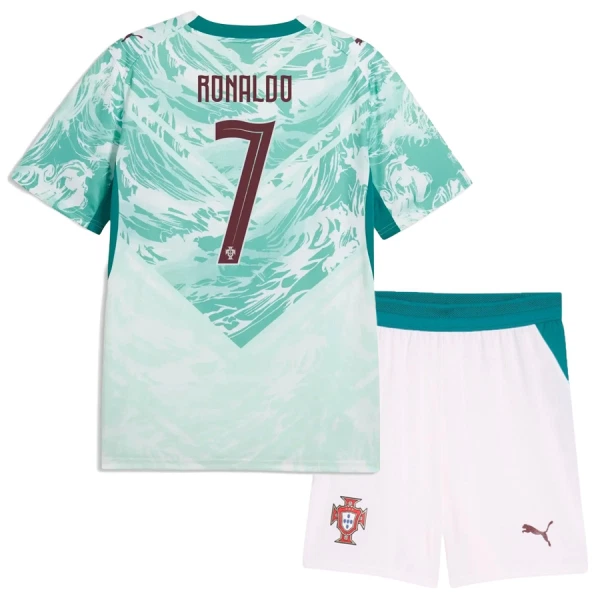 Conjunto Portugal Cristiano Ronaldo 7 Visitante Mundial 2026 Niño Conjunto Portugal Cristiano Ronaldo 7 Visitante Mundial 2026 Niño