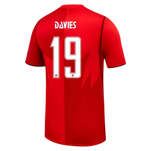 Camiseta Canadá Alphonso Davies 19 Local Mundial 2026