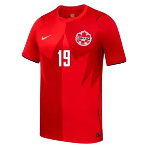 Camiseta Canadá Alphonso Davies 19 Local Mundial 2026