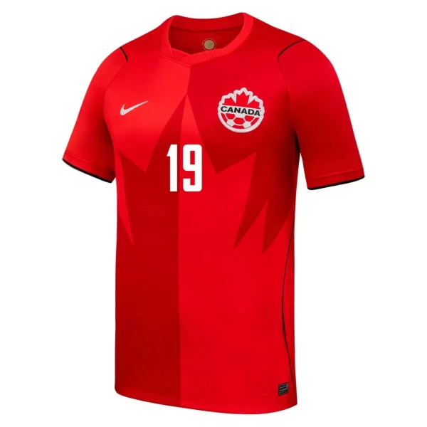 Camiseta Canadá Alphonso Davies 19 Local Mundial 2026