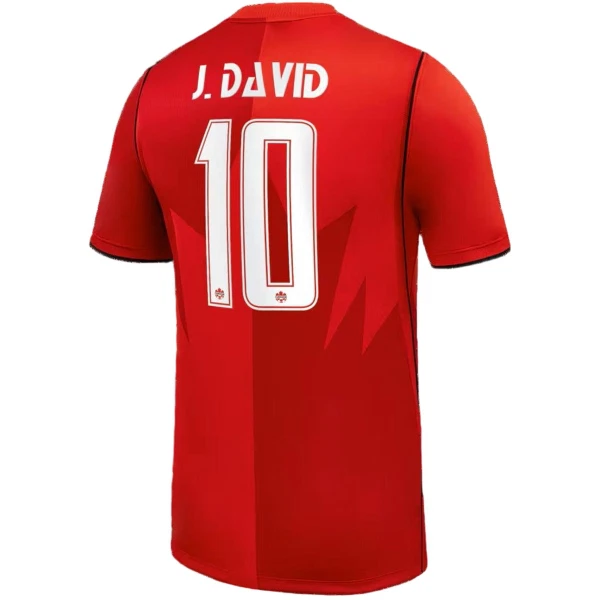 Camiseta Canadá J. David 10 Local Mundial 2026